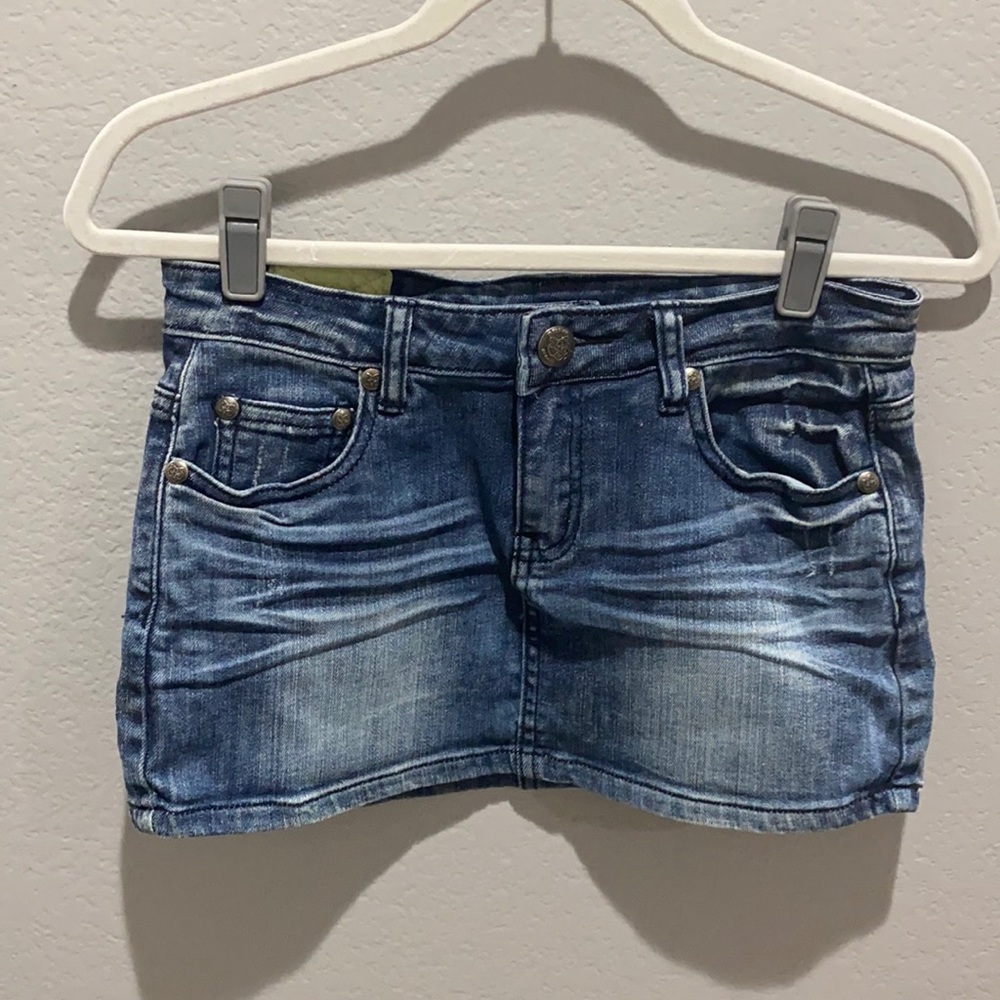 Jean Mini Skirt